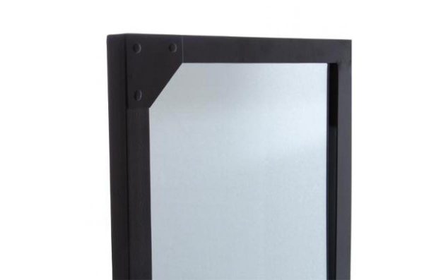 Miroir métal Lola - 116 x 76 cm - Noir