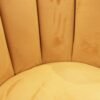 Chaise ariel velours jaune