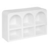 Meuble 6 niches "Soleya" Blanc, 110x71 cm