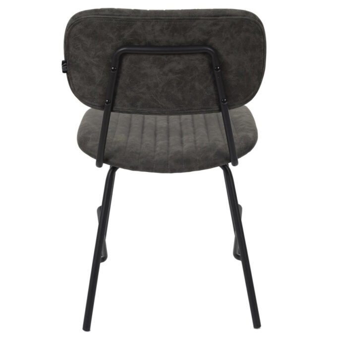 Chaise Design "Taylor" 78cm Gris & Noir