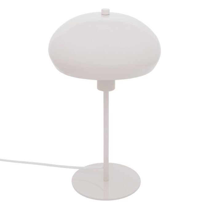 Lampe champignon à poser "Savio" Beige, H. 38 cm