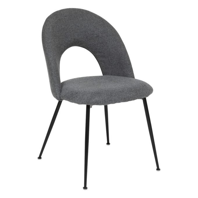 Chaise "Raven" Gris, 1 place