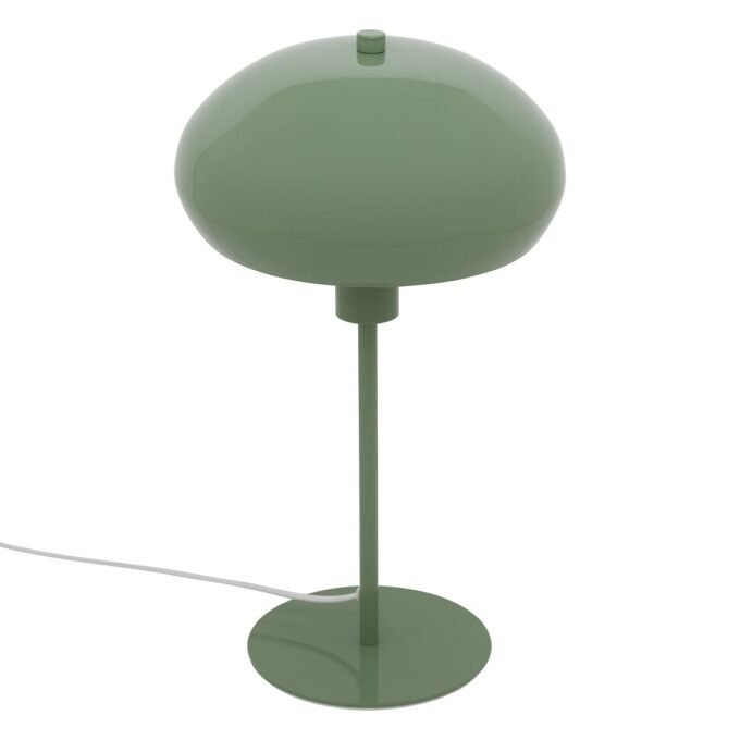 Lampe champignon à poser "Savio" Vert, H. 38 cm