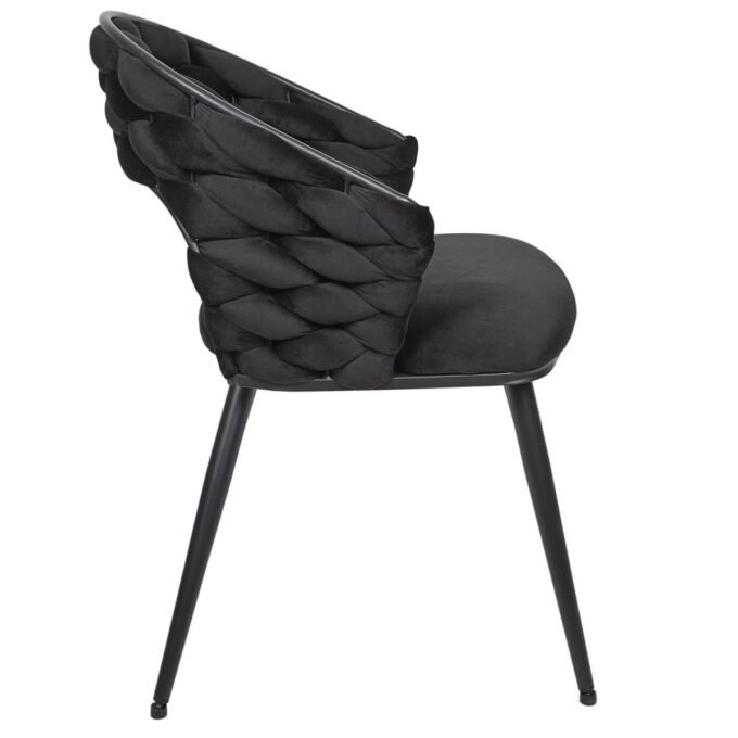 Lot de 2 Chaises Design "Sawyer" 82cm Noir