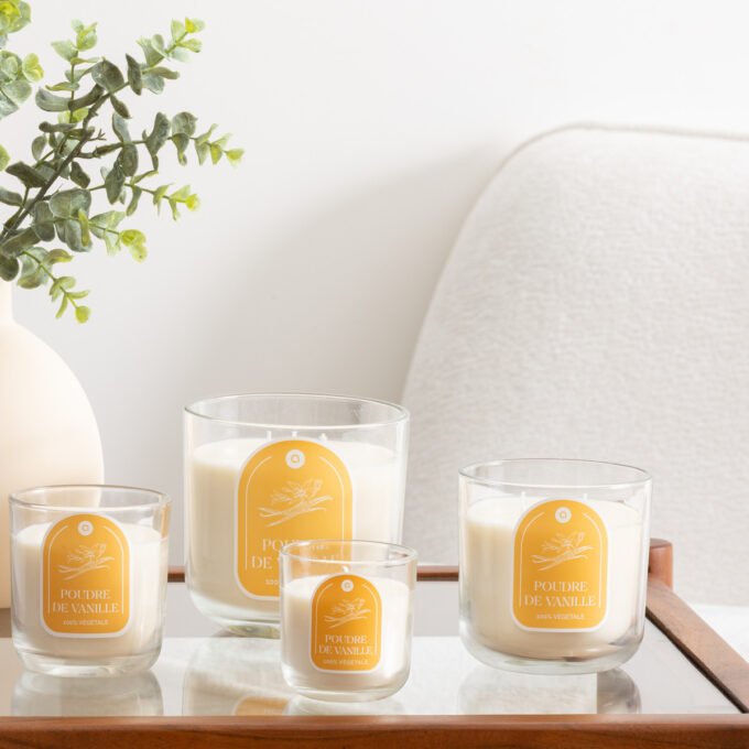 Bougie parfumée " Floa" Vanille, 350g