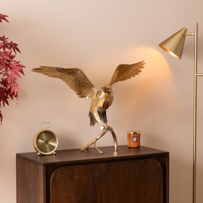 Aigle "Kadi" Doré, H.85 cm