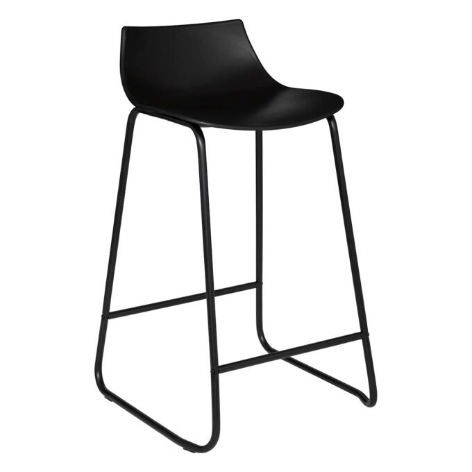 lot de 4 Tabourets de bar "Otac" Noir