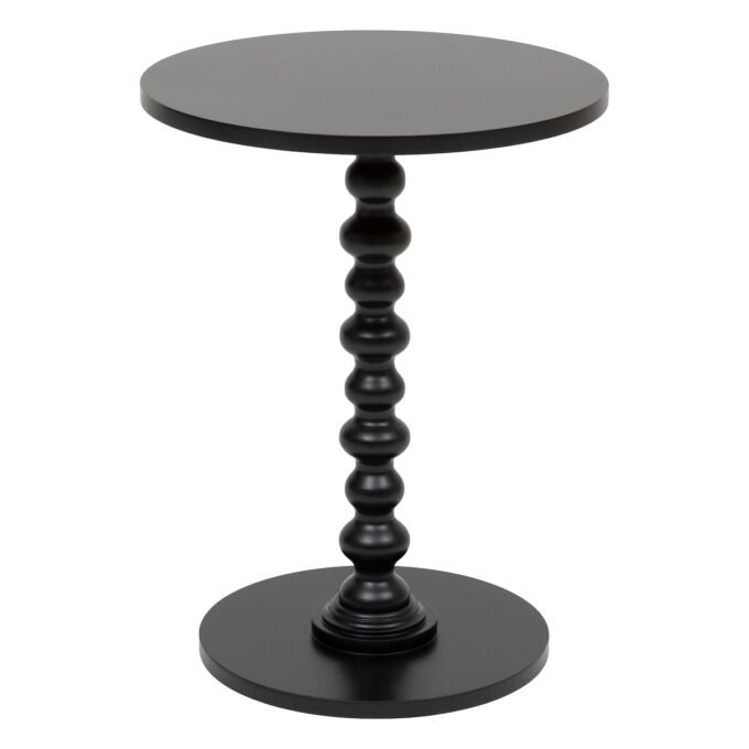 Table d'appoint "Alix" Noir, 50x38x38 cm