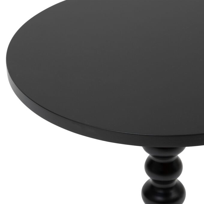 Table d'appoint "Alix" Noir, 50x38x38 cm