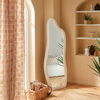 Miroir "Emily" Blanc, 160x58 cm