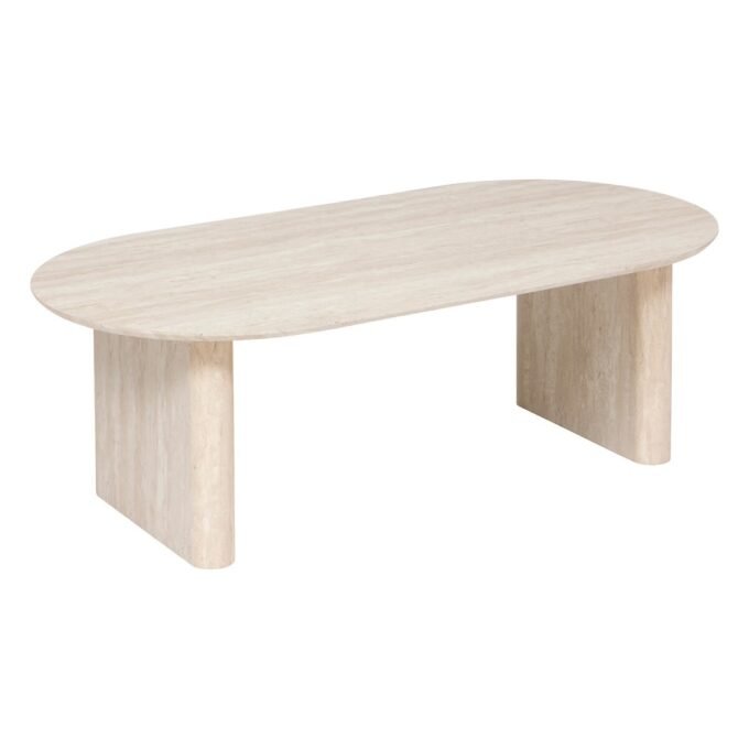 Table basse "Anaya" Beige, 120x60x40 cm