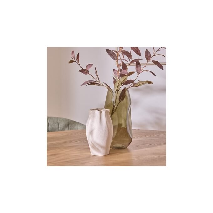 Vase céramique Grigor haut 20,5 cm blanc