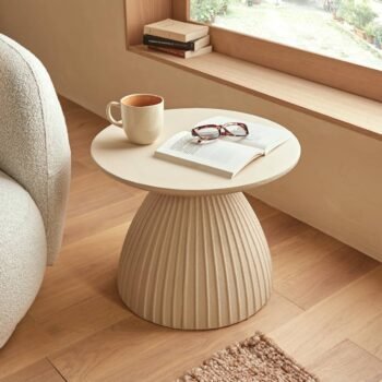 Table basse "Fylis" Argile, 50x50 cm