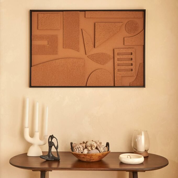 Toile 3D "Jilani" Marrone, 60x90 cm