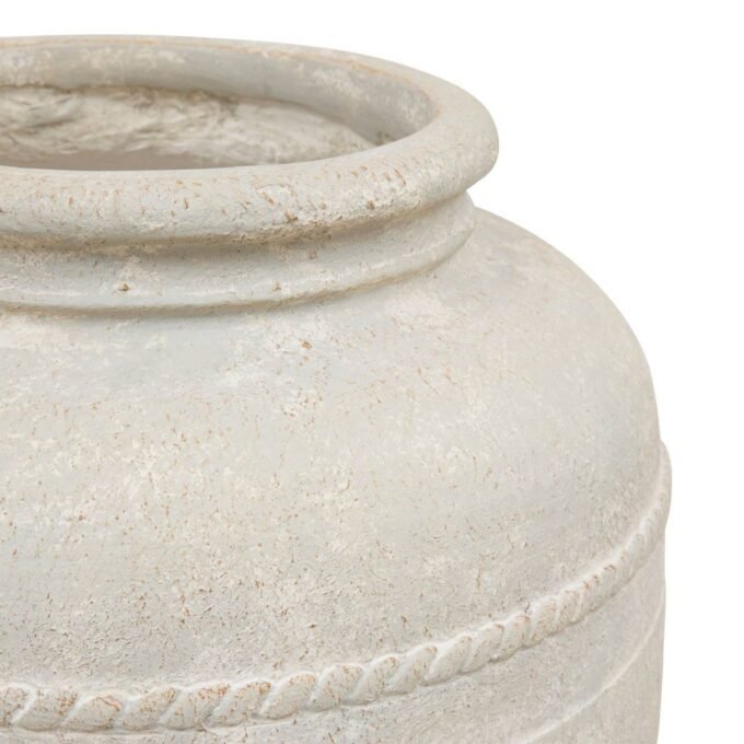 Jarre céramique Romia haut 46 cm beige