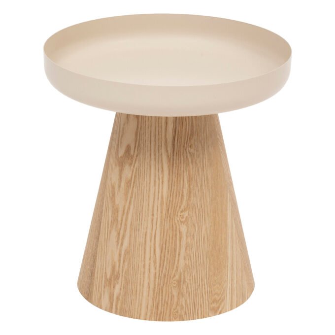 Table d'appoint "Hercyna" Beige, 41,8x40x40 cm