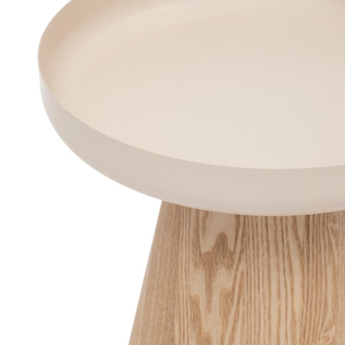 Table d'appoint "Hercyna" Beige, 41,8x40x40 cm
