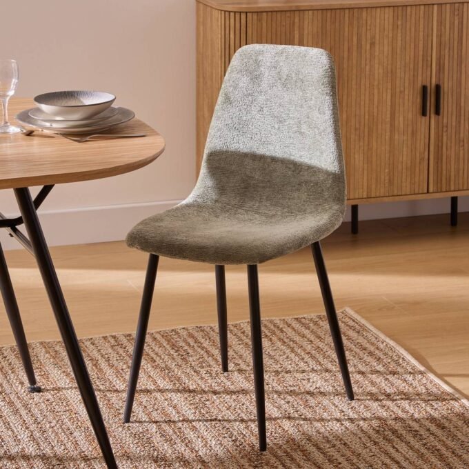 Lot de 2 Chaises "Tyka" Vert kaki