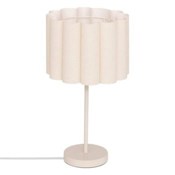 Lampe à poser Secteur "Rona" Beige, H.49 cm