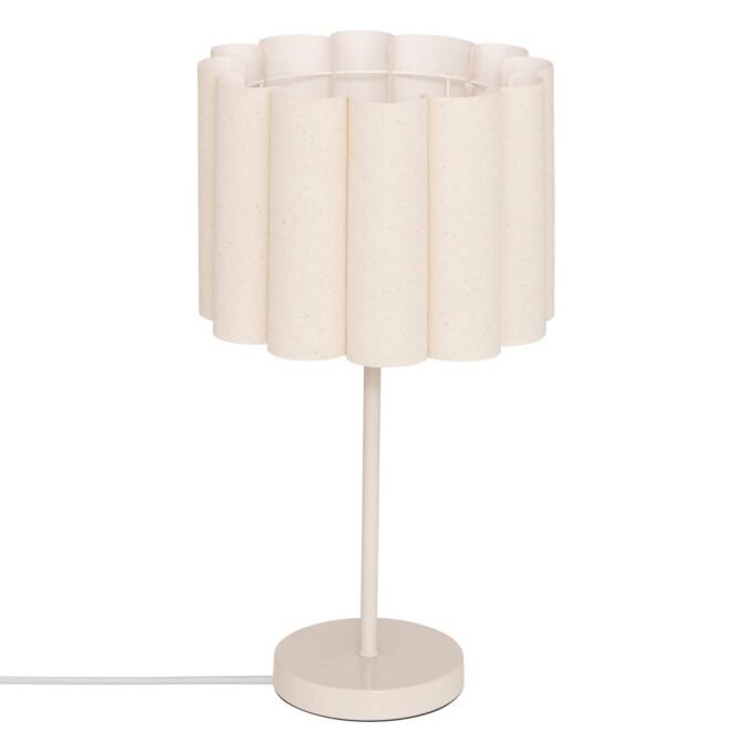 Lampe à poser Secteur "Rona" Beige, H.49 cm