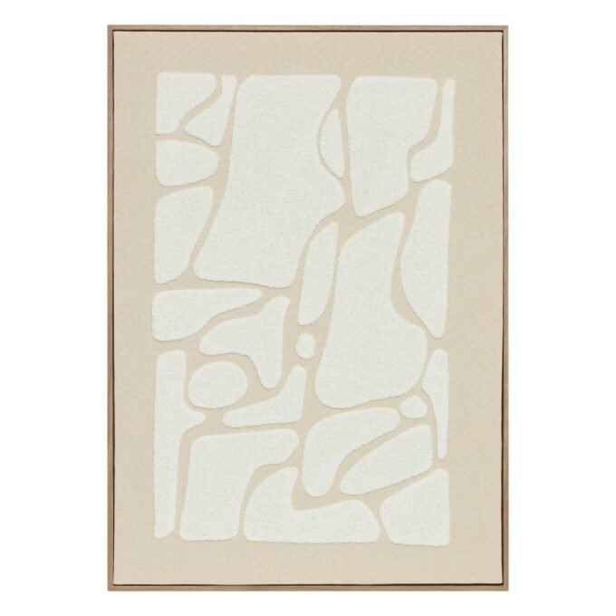 Toile 3D "Ziad" Beige, 50x70 cm