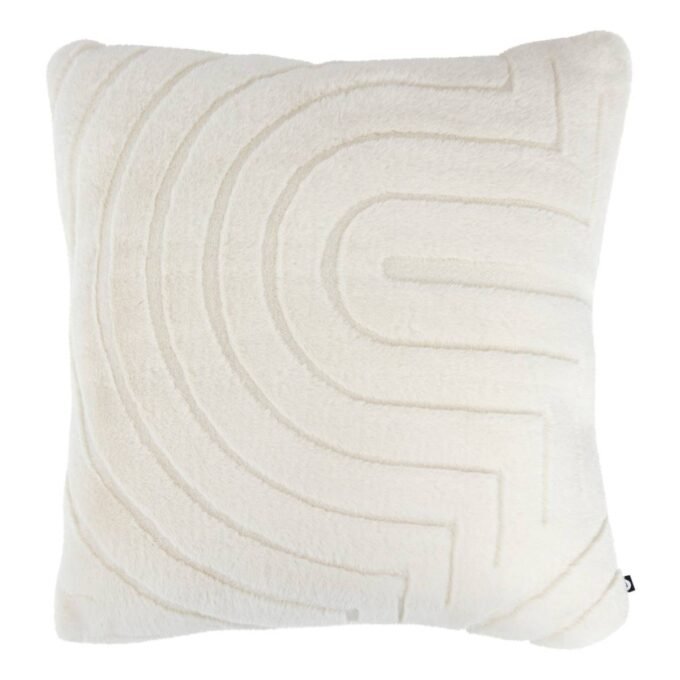 Coussin "Arka" Ivoire, 45x45 cm