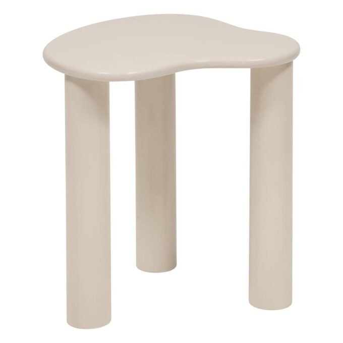 Tables gigognes "Olao" Ivoire, 45x45 cm