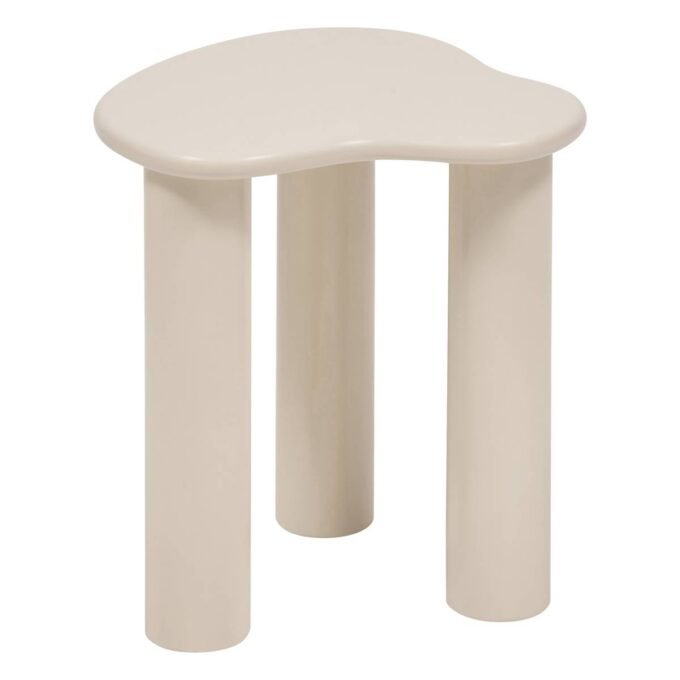 Tables gigognes "Olao" Ivoire, 45x45 cm