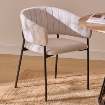 Lot de 2 fauteuils "Solea" Beige