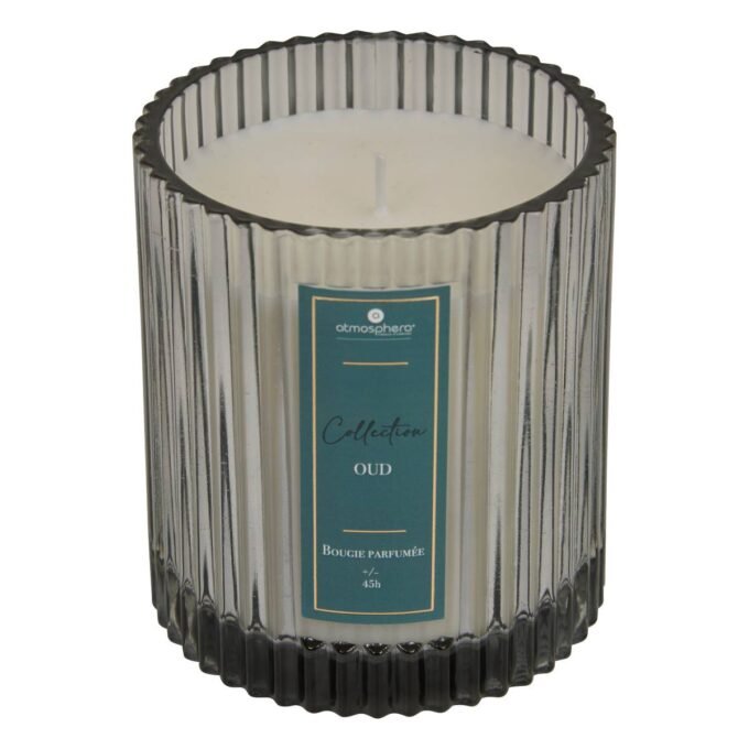 Bougie parfumée "Albie" Bois de oud, Bleu, 290g