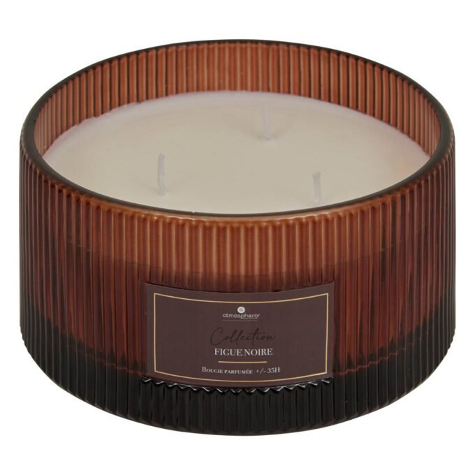Bougie parfumée "Albie" Figue noire, Rouge Foncé, 635g