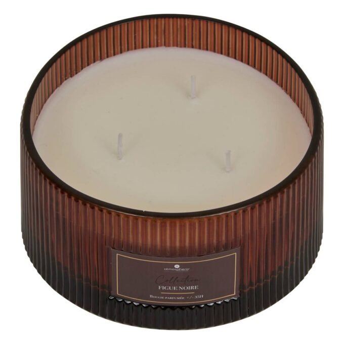 Bougie parfumée "Albie" Figue noire, Rouge Foncé, 635g